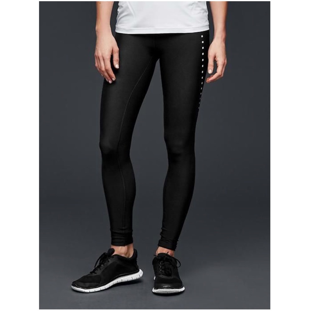 Gapfit Black Laser Cut Leggings - Small